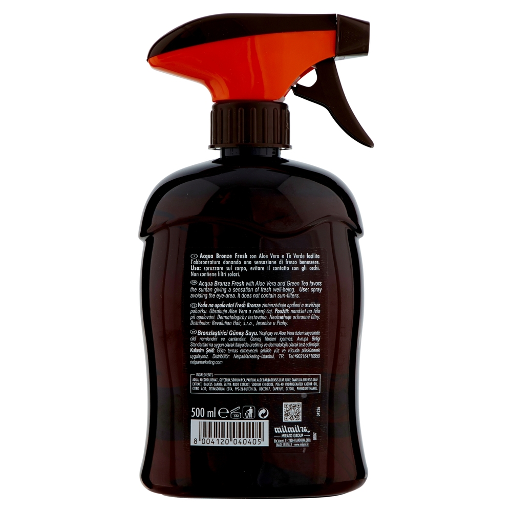 Delice Solaire Acqua Solare Abbronzante Carotene + Aloe Vera Profumo Coconut 500 ml